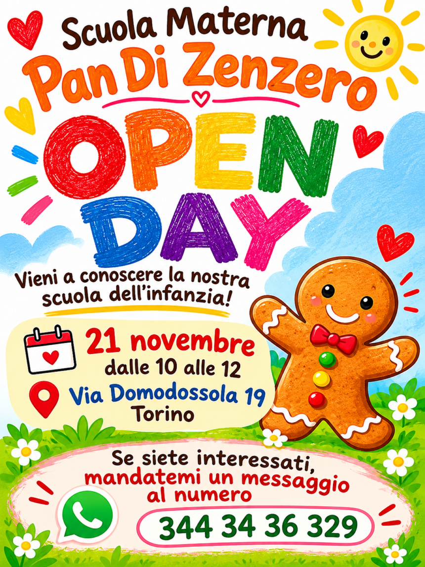 OPEN DAY 21 Novembre 2026